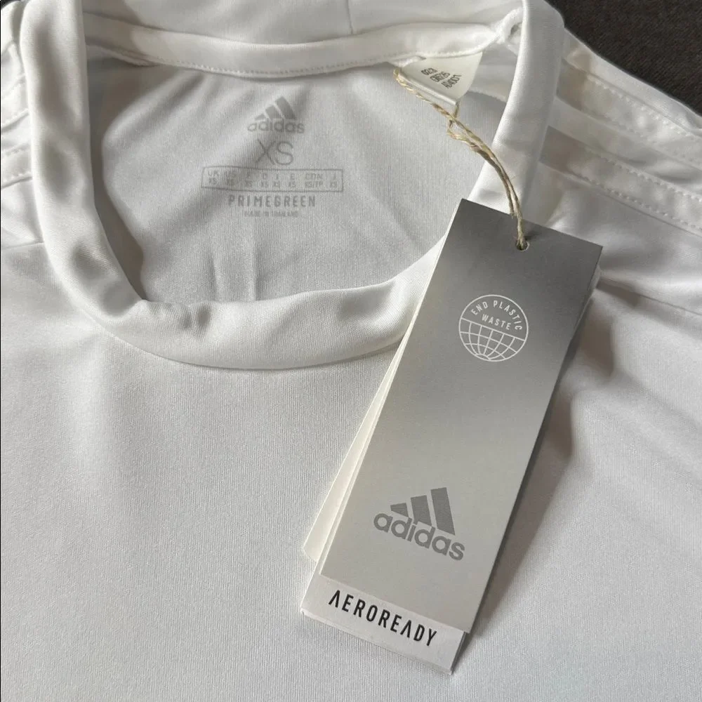 Adidas Men’s White Short Sleeve T-Shirt Squadra 21 Jersey Size XS NWT